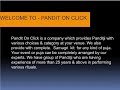 Pandit on click profile
