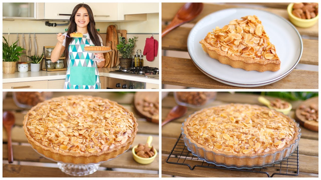 الوصفة الأكثر طلبا😃تارت اللوز أو أموندين بطريقة سهلة وعجينة رائعة وناجحة بنة لاتقاوم😋tarte amandine