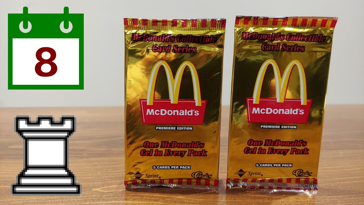 12 Days of Trading Cards - Day 8 - McDonald's - YouTube