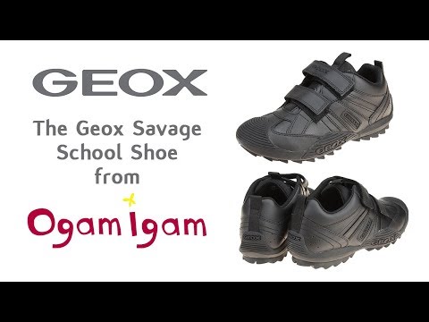 geox savage school shoes