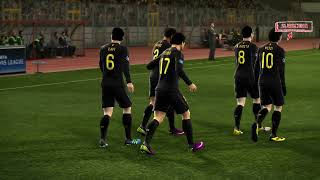 PES 2012 UEFA Champions League FC Shakhtar Donetsk vs FC Barcelona Round 1/16