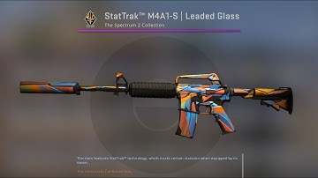 CS:GO | M4A1-S | StatTrak Leaded Glass (Minimal Wear) | Ace