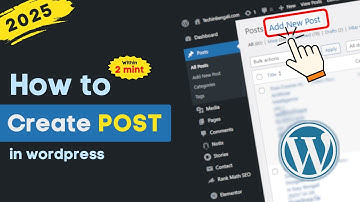 How to Create a 👉Post in WordPress🔥: Easy Bengali Tutorial for Beginners (2025)