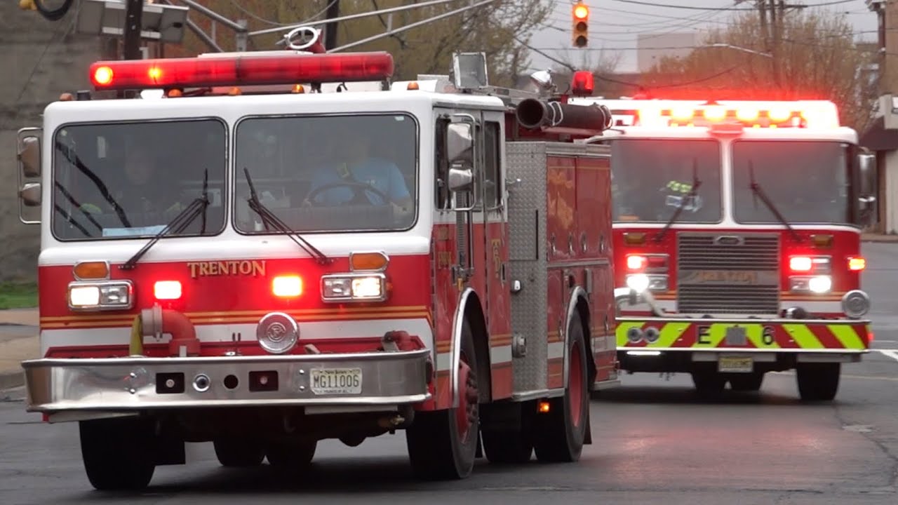Trenton Fire Department 2nd Alarm Working House Fire Response 4/7/25 ...