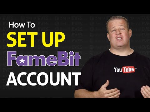 How To Setup Famebit Account For Your Youtube Channel
