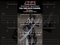 【BASS TAB】NORAGAMI ARAGOTO OST | THE ORAL CIGARETTES - KYOURAN HEY KIDS!! #shorts #basstabs #jrock