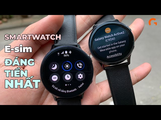 Trên tay Samsung Galaxy Watch Active 2 LTE, thử dùng eSIM trên Watch Active 2