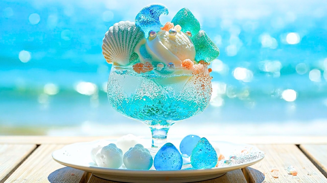 【AI ASMR】12か月の光を浮かべたソーダフロート🍹|Soda floats floating the light of twelve months