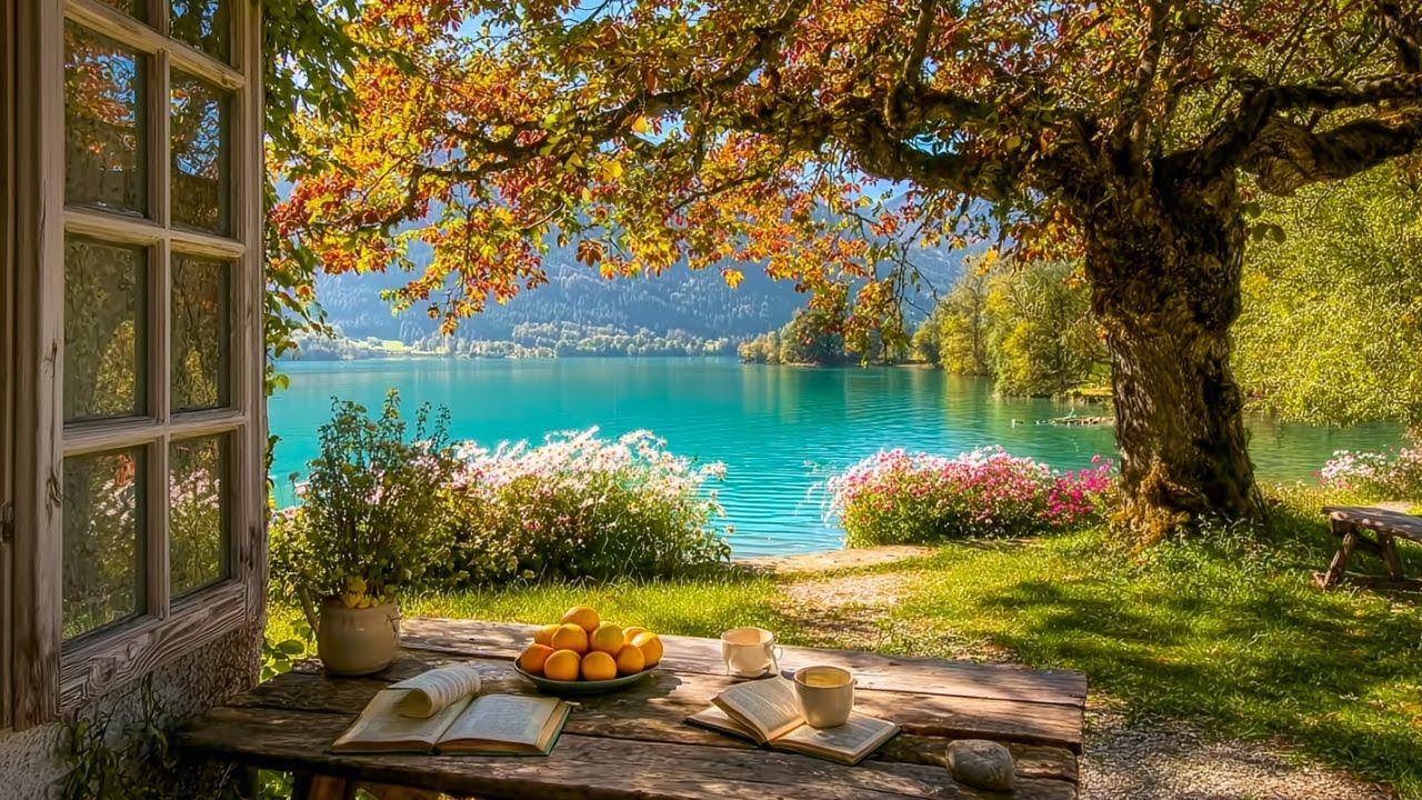 Camping Weekend Retreat 🌿 Spring Lake Nature Ambience with Birds Chirping for Total Relaxation