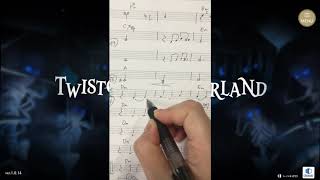 【音楽】ツイステ ゲーム開始時の曲(起動時) ピアノ　ちょっとアレンジ　耳コピ　twisted wonderland　piano arrangement