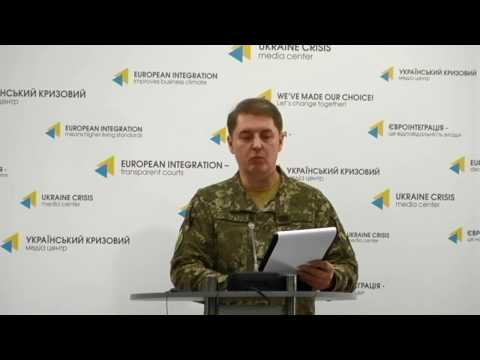 Полковник Олександр Мотузяник, речник Міністерства оборони України з питань АТО. УКМЦ, 1.01.2017