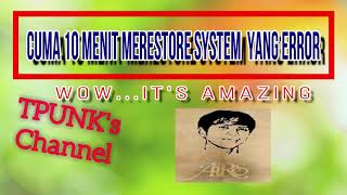 it only takes 10 minutes to restore the amazing WOWWWW-AGUS TPUNKS Channel system screenshot 2