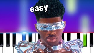 Lil Nas X - Industry Baby  EASY PIANO TUTORIAL screenshot 5