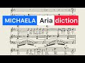 Carmen - BIZET - Michaela’s aria, french diction : Je dis que rien ne m’épouvante (+ recitative)