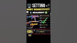 Secret [ Desert Eagle   Ump   M1887 ] Headshot sensitivity 2025⚙️✅ 100% Working 😱 | Free Fire 🔥
