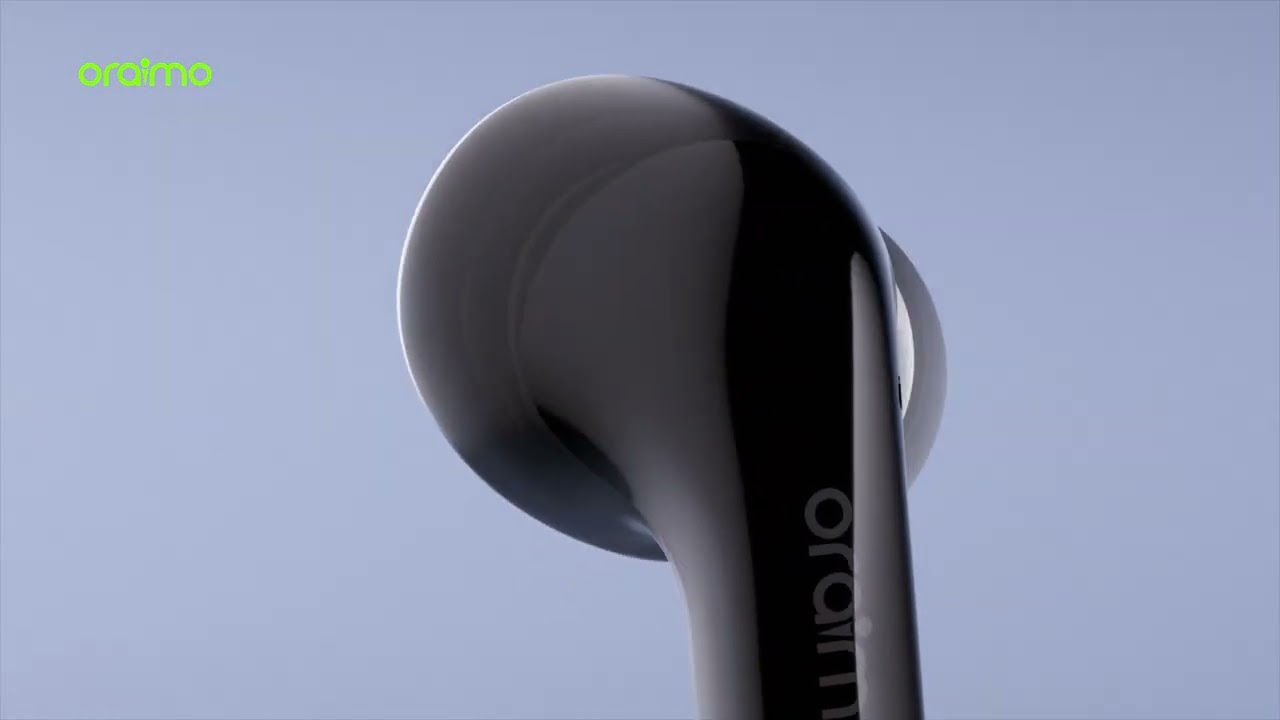 Oraimo Black SpaceBuds Z Wireless Earbuds With Bluetooth 5.4