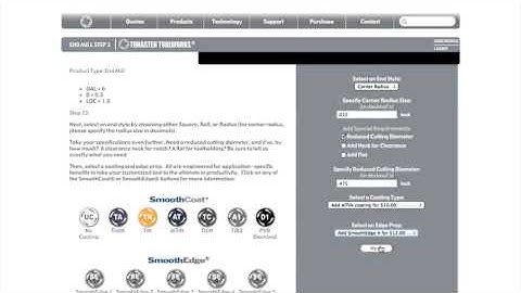 Tungsten ToolWorks details step-by-step quote process