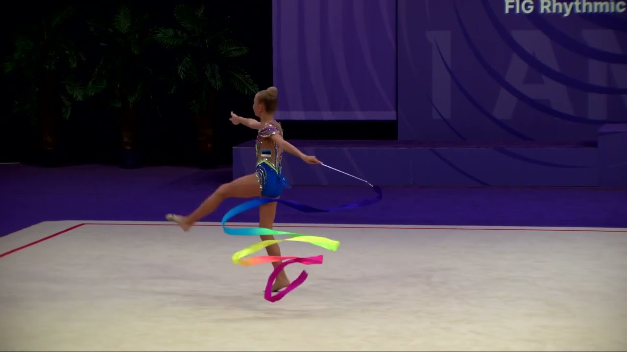 JAKOVLEVA Sofia (EST) - 2023 Rhythmic Junior Worlds Qualifications RI Individual