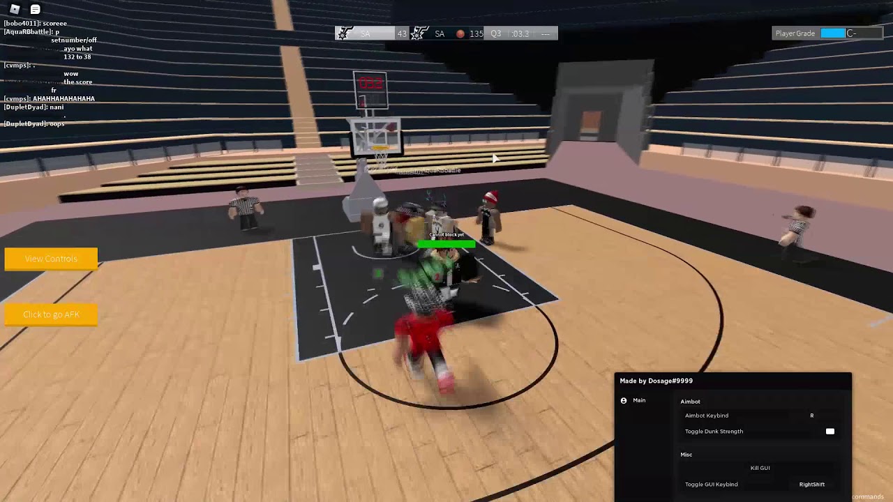 Roblox Exploiting Hoops Demo Hoops Demo GUI Script 50