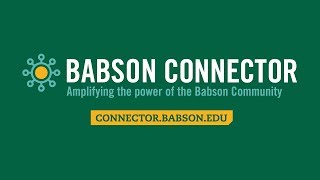 Introducing the Babson Connector
