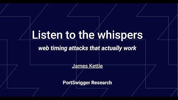 Listen to the Whispers: Web Timing Attacks that Actually Work