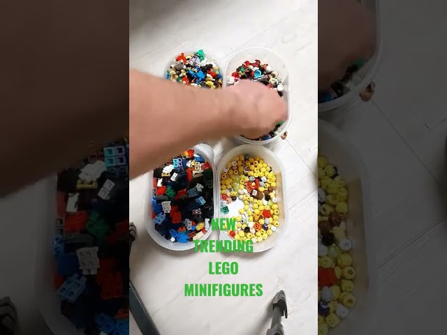 NEW CRAZY RANDOM LEGO MINIFIGURES 👀✨ #shorts #lego