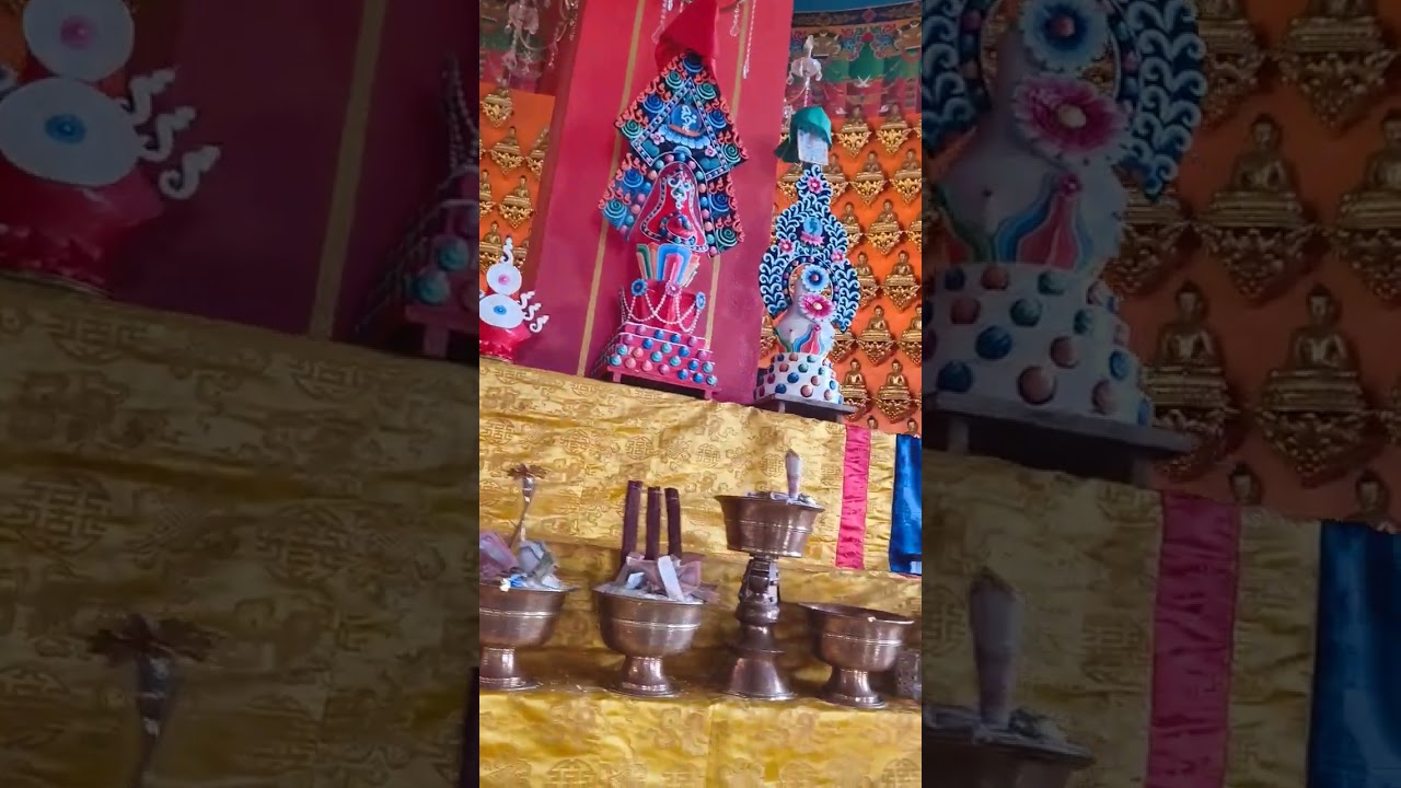 1000golden buddha temple at Lumbini Nepal 