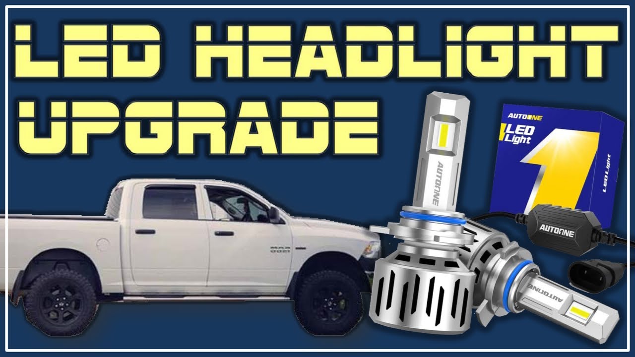 Ram 1500 LED Headlight Upgrade | Ram 1500 LED Headlights: Better Visibility, Better Style