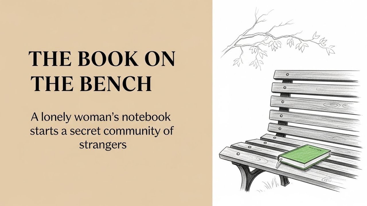 English Listening Practice With The Book on the Bench Story