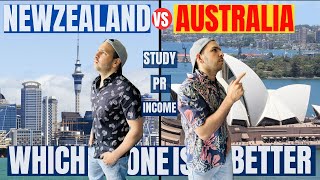 Australia VS NewZealand which one is better ?? INCOME |  PR | STUDY IN 2023 AND 2024
