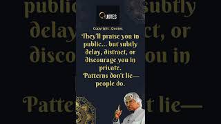 Beware Of The Pat That Stabs You