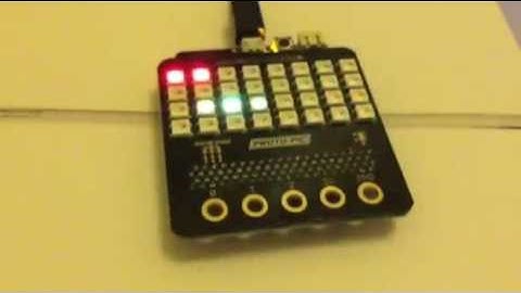 Proto-pic neopixel board with Microbit