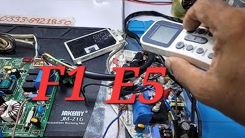 PEL Dawlance Dc inverter ac F1 E5 error code outdoor pcb Dc inverter ac pcb training center Babar