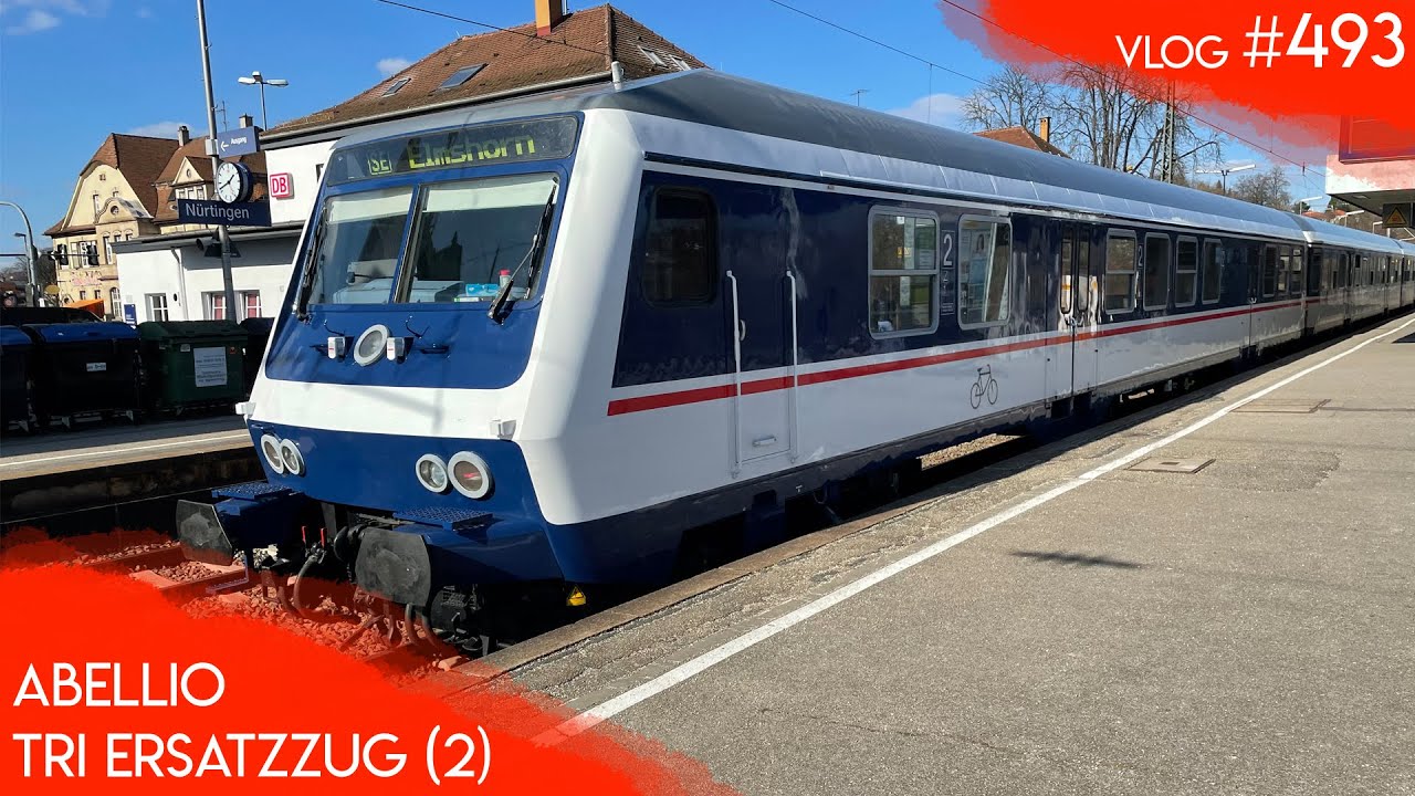 Im ABELLIO ERSATZZUG von Tübingen nach Heilbronn | TripReport (1. Klasse) | Vlog 493