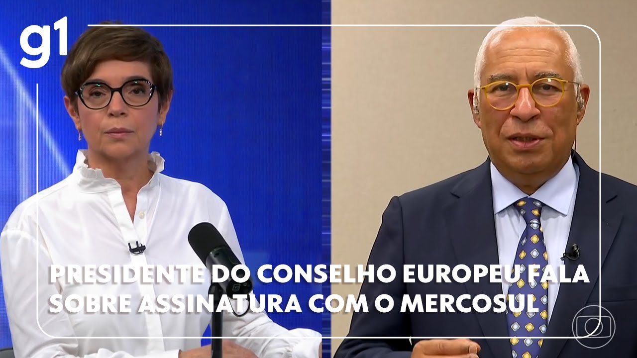 Presidente do Conselho Europeu fala sobre a assinatura do acordo do bloco com o Mercosul
