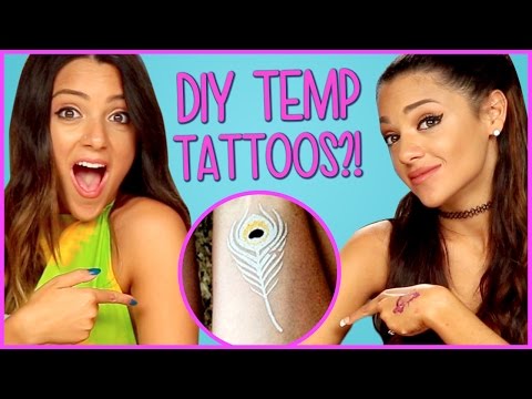 DIY Temporary Tattoos?! |  Niki And Gabi DIY or Di-Don't - DIY Temporary Tattoos?! |  Niki And Gabi DIY or Di-Don't