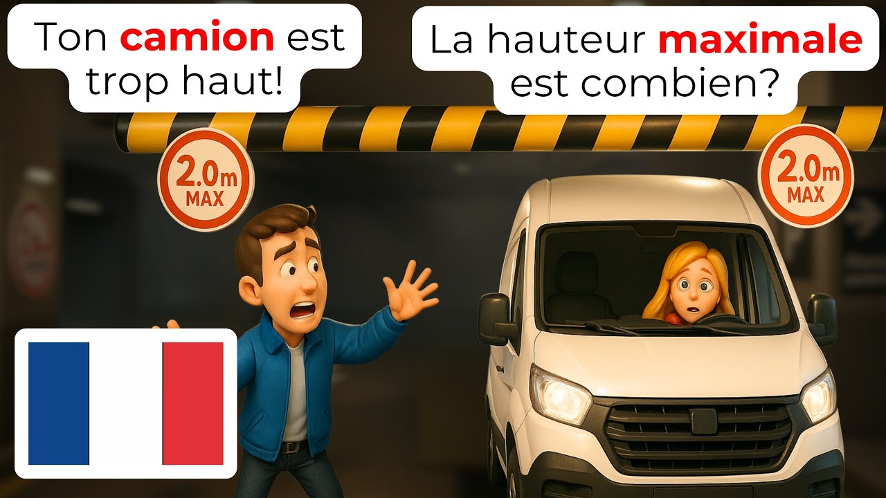 Разговоры на Парковке на Французском | A1-A2 | Учитесь Быстро