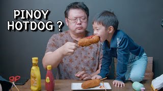 Making Korean Hotdog with Pinoy Hotdog