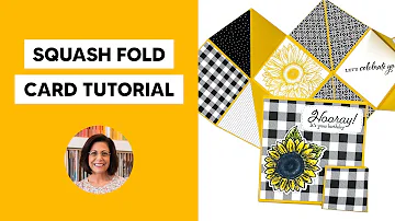 🔴 Create a Squash Fold Card in 3 Sizes