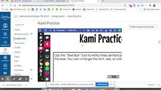Creating a Kami Assignment in Canvas