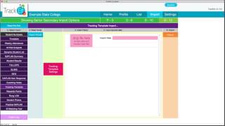 TrackEd 3 Import page overview