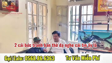 Xưởng Đồng Phúc Hưng Giao Lắp Bức Tranh Cội Nguồn Quê Hương!