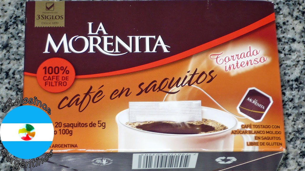 metálico léxico sobresalir La Morenita Café Torrado Intenso en Saquitos - Coffee bags - YouTube