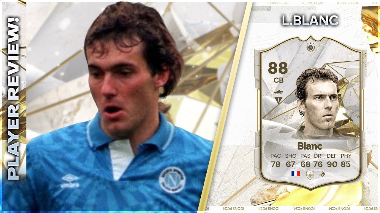 ABSOLUTE UNIT!!!!! BASE ICON 88 RATED LAURENT BLANC PLAYER REVIEW - EA FC25 ULTIMATE TEAM