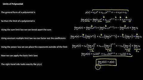 2.3 Limits of Polynomials and Rational Functions
