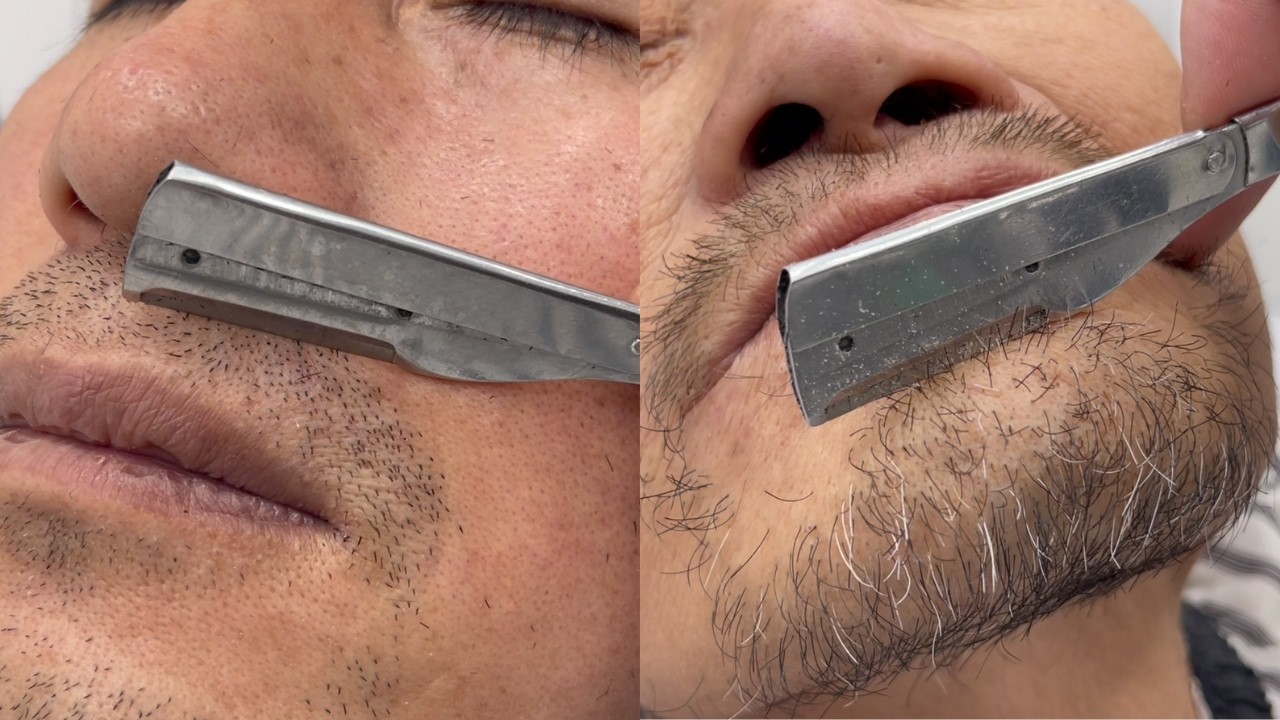 ASMR 🧞‍♀️ FOR A GOOD SLEEP | SHAVING BEARDS AND DEAD SKIN FOR MAN | SHAVING ASMR EP621.1