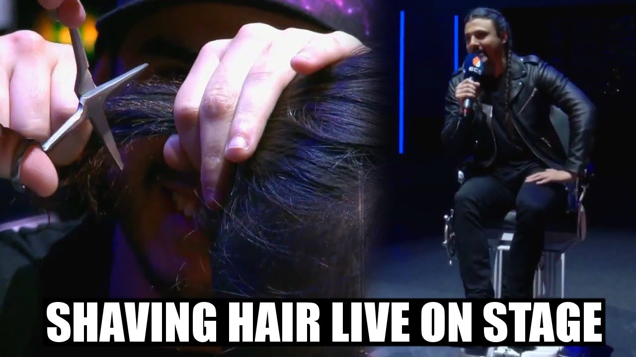 SHAVING HAIR LIVE ON STAGE FT. FALLEN & COLDZERA!!!