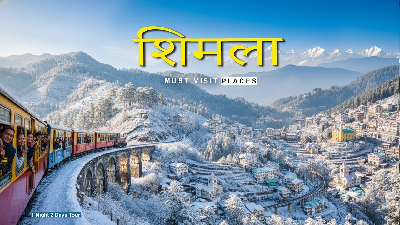 SHIMLA - Places To Visit In Shimla | Shimla Tourist Places | Kufri | Kalka To Shimla Toy Train
