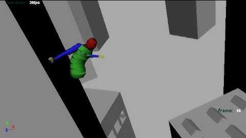 Acrobatic Blocking Animation 3