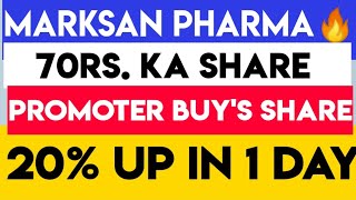 MARKSANS PHARMA SHARE LATEST NEWS|| MARKSANS PHARMA RESULTS ANALYSIS || MARKSANS PHARMA TERGET PRICE